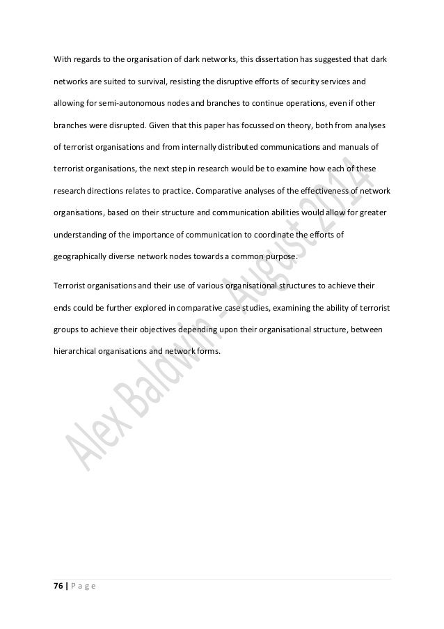 How To Write A Dissertation Conclusion