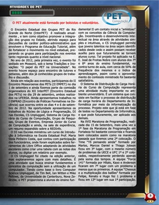 3ª edicao redinfo, a sua revista eletrônica de computação