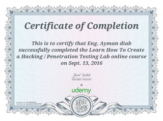 Learn How To Create a Hacking  Penetration Testing Lab