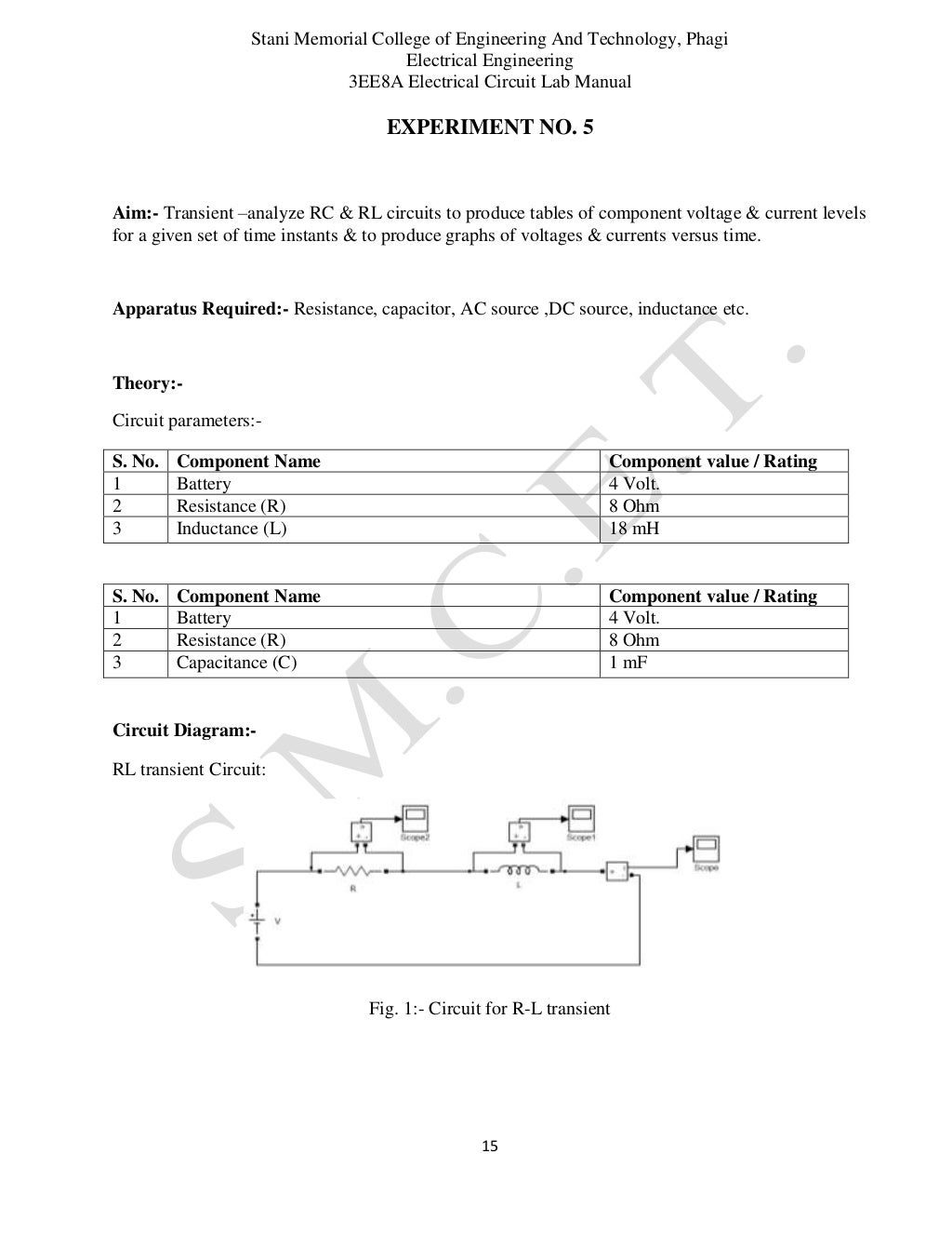 Circuit Analysis Lab