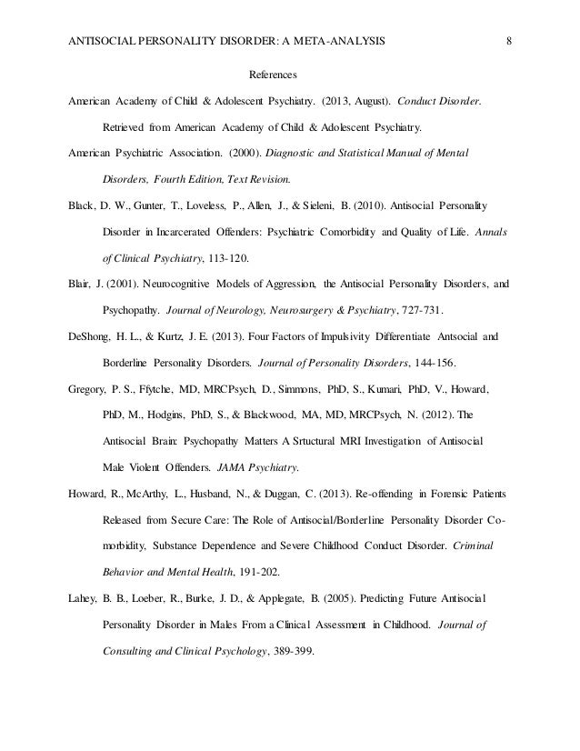 an analysis of a review of antisocial personality disorder in criminals The dsm-5 outlines the main symptoms that are prevalent in antisocial personality disorder american psychiatric press review of disorder antisocial. an analysis of a review of antisocial personality disorder in criminals The dsm-5 outlines the main symptoms that are prevalent in antisocial personality disorder american psychiatric press review of disorder antisocial.