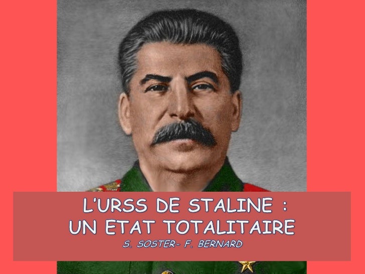 Quand L'urss Devient Un Regime Totalitaire