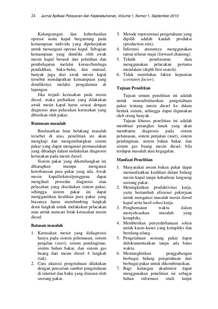 Sistem Informasi Aplikasi Sistem Pakar (Diagnosa Penyakit )
