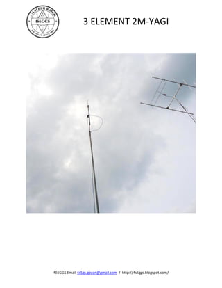 3 ELEMENT 2M-YAGI




4S6GGS Email 4s5gs.gayan@gmail.com / http://4s6ggs.blogspot.com/
 