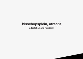 bisschopsplein, utrecht
adaptation and flexibility