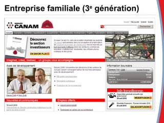 Entreprise familiale (3 e  génération) 