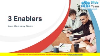 3 Enablers3 Enablers
Your Company Name
 