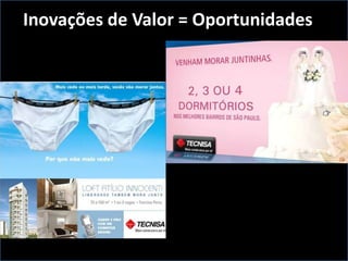 Inovações de Valor = Oportunidades
 