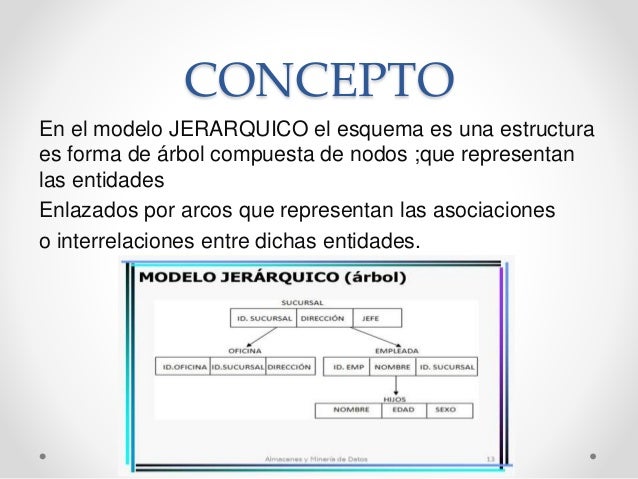 BASE DE DATOS (modelo jerárquico - diagrama entidad-relación