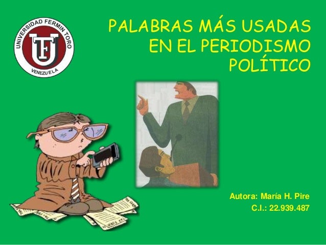 Palabras usadas en la fuente de política