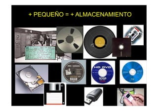 + PEQUEÑO = + ALMACENAMIENTO
 