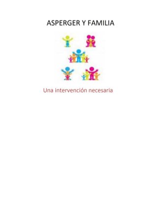 Asperger y Familia: Una intervención necesaria