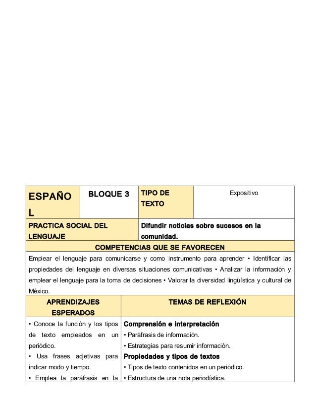 3er grado bloque 3 20142015