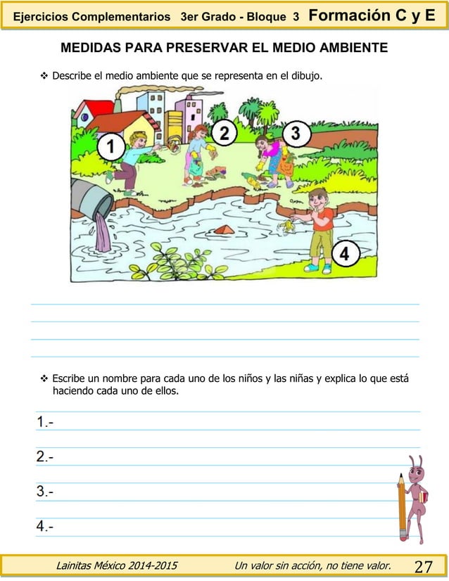 3er grado bloque 3 ejercicios complementarios