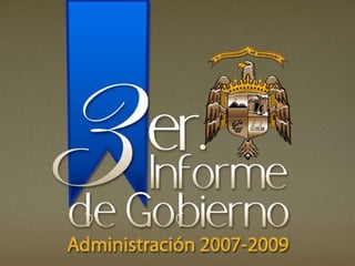 Resumen 3er Informe Administración 2007 - 2009 Tecalitlán
