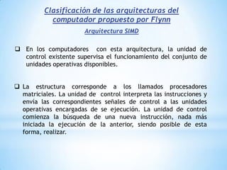 Aumento de la velocidad del procesamiento.Otras alternativas son: