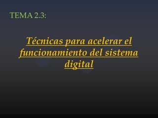 Los modernos supercomputadores disponen de tres recursos que explotan el paralelismo y que dan lugar a tres tipos de computadores: