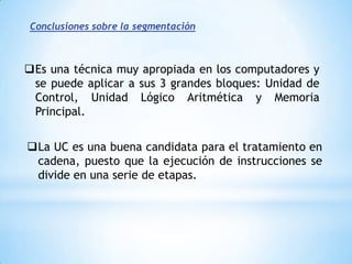 Clasificación de las arquitecturas del computador propuesto por FlynnArquitectura SISDLa memoria principal genera el flujo de instrucciones a la Unida de Control, que tras decodificarlas e interpretarlas, ordena sus ejecución en la Unidad Operativa compuesta por la ALU, y los registros internos de trabajo. El flujo de datos bidireccional comunica a la memoria principal y  a la Unidad Operativa. En el funcionamiento de los computadores SISD solo hay una corriente de instrucciones unidireccional y otra de datos bidireccional.Clasificación de las arquitecturas del computador propuesto por FlynnArquitectura SIMDEn los computadores  con esta arquitectura, la unidad de control existente supervisa el funcionamiento del conjunto de unidades operativas disponibles. 