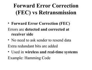 Comprehensive Overview of Error Detection and Correction Techniques in ...
