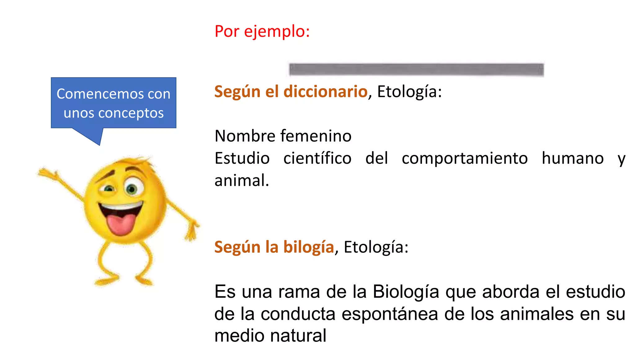 Etología y comportamiento animal