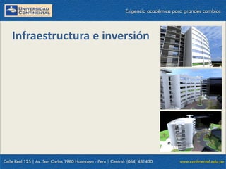 09/09/2014 58
Infraestructura e inversión
 