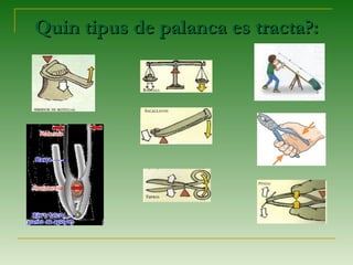 Quin tipus de palanca es tracta?:Quin tipus de palanca es tracta?:
 