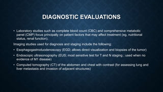 Esophageal cancer | PPTX