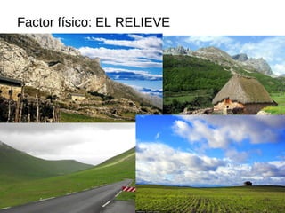 Factor físico: EL RELIEVE
 