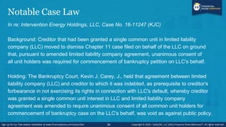 In re: Sundance Self Storage-Eldorado LP, Debtors
Synopsis
Background: Order to show cause was entered to require counsel ...