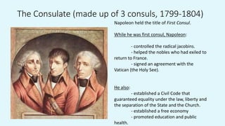 3 Europe under Napoleon. The Restoration | PPTX