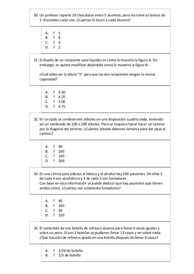 Guia Para Examen De Admision A Secundaria Gratis Modelo De Examen Para Ingreso A Secundaria - Noticias Modelo