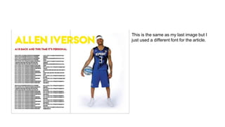 This is the same as my last image but I
just used a different font for the article.
 