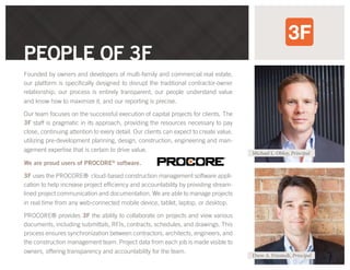 3F Construction Corporate Brochure | PPT