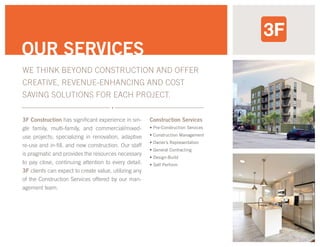 3F Construction Corporate Brochure | PPT