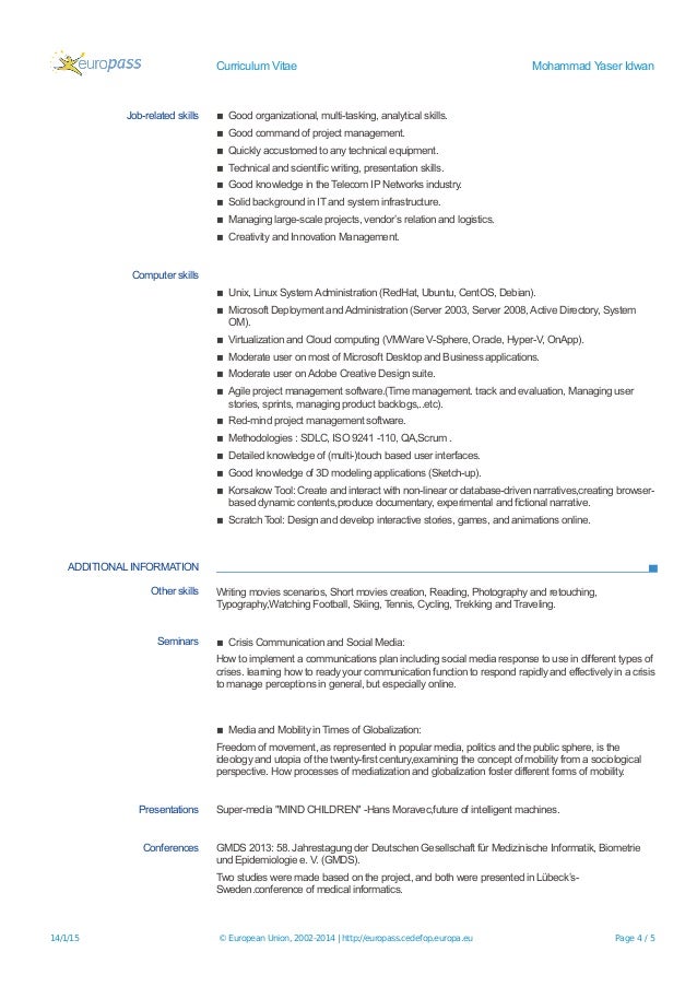 EuropassCV20150114IdwanEN