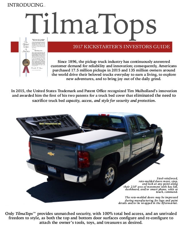 Tilmatops Investors Guide Jan 2017