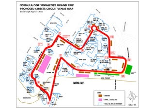 Proposed SG F1 GP Street Circuit Map - 2004