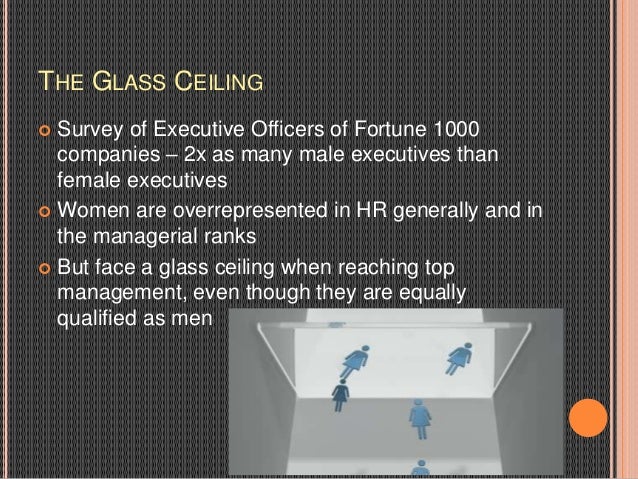 The Glass Ceiling In Human Resources Cruz 2c Tiffany N