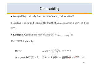 Zero-padding




                   π
               N

                        43
 