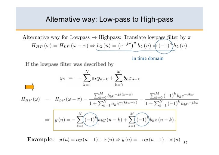 digital low pass filter