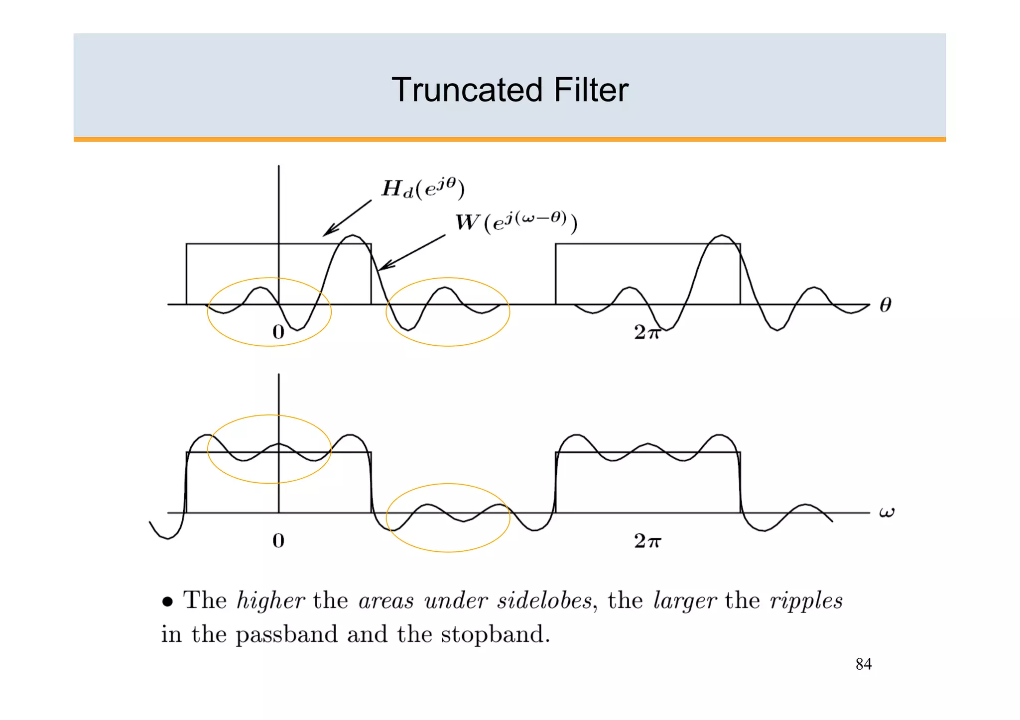 Truncated Filter




                   84
 
