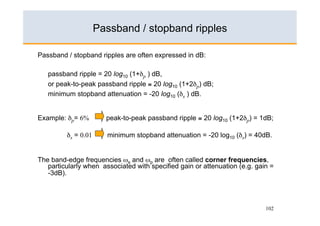 Stopband Ripple Design of FIR filters | PDF