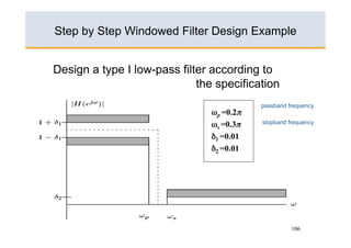 Design of FIR filters | PDF