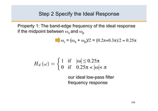 Design of FIR filters | PDF