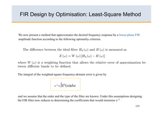 Design of FIR filters | PDF