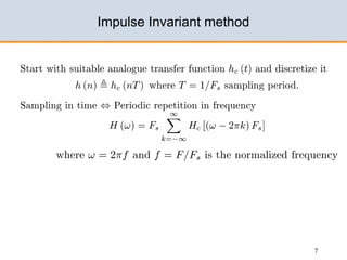 Design of IIR filters | PDF