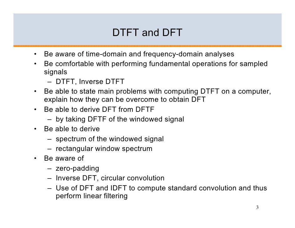Digital Signal Processing Summary
