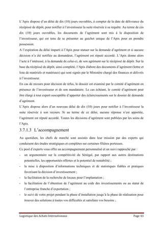 Logistiques Des Achats Internationaux Au Terroubi