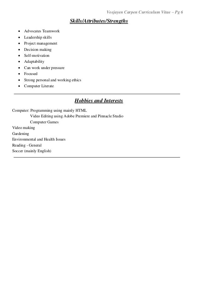 cover letter of cv