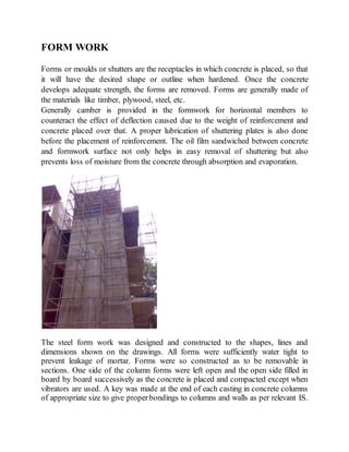 PROJECT REPORT ON DESIGN OF A RESIDENTIAL BUILDING | DOCX